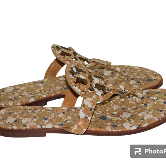 Tory Burch Confetti Miller Thong Sandals Size 6 - Picture 5 of 10